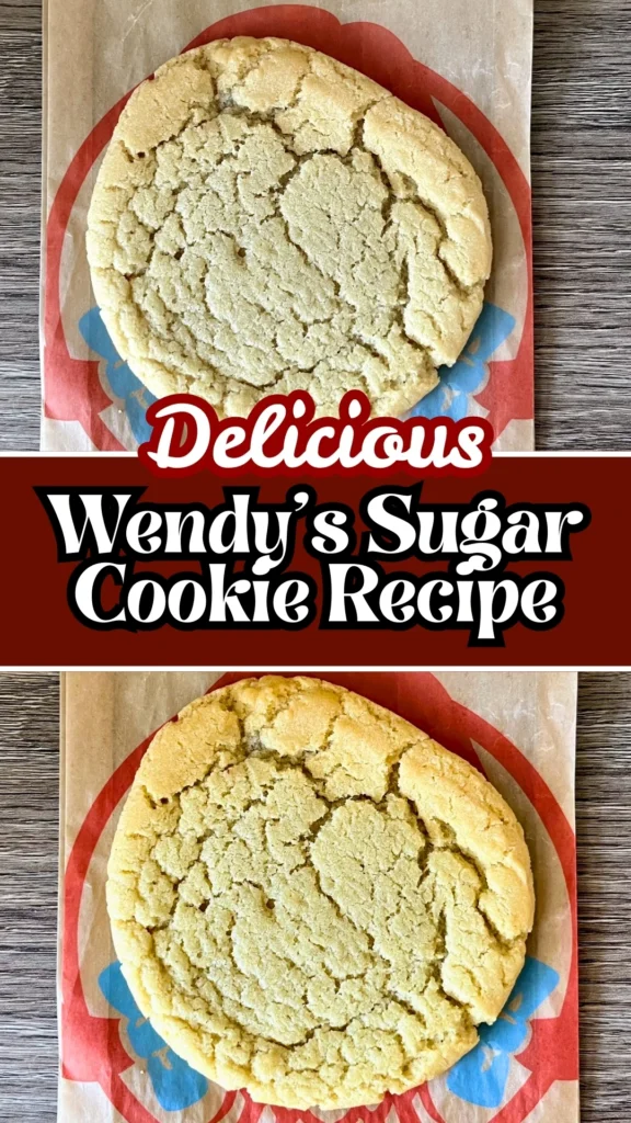 Delicious Wendy's Sugar Cookie