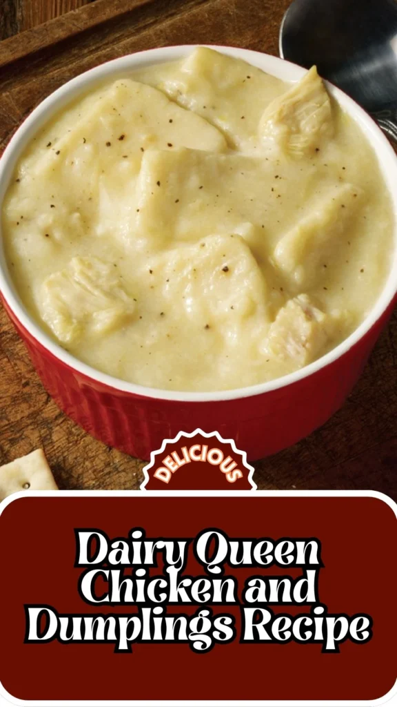 Copycat Dairy Queen Chicken and Dumplings Recipe