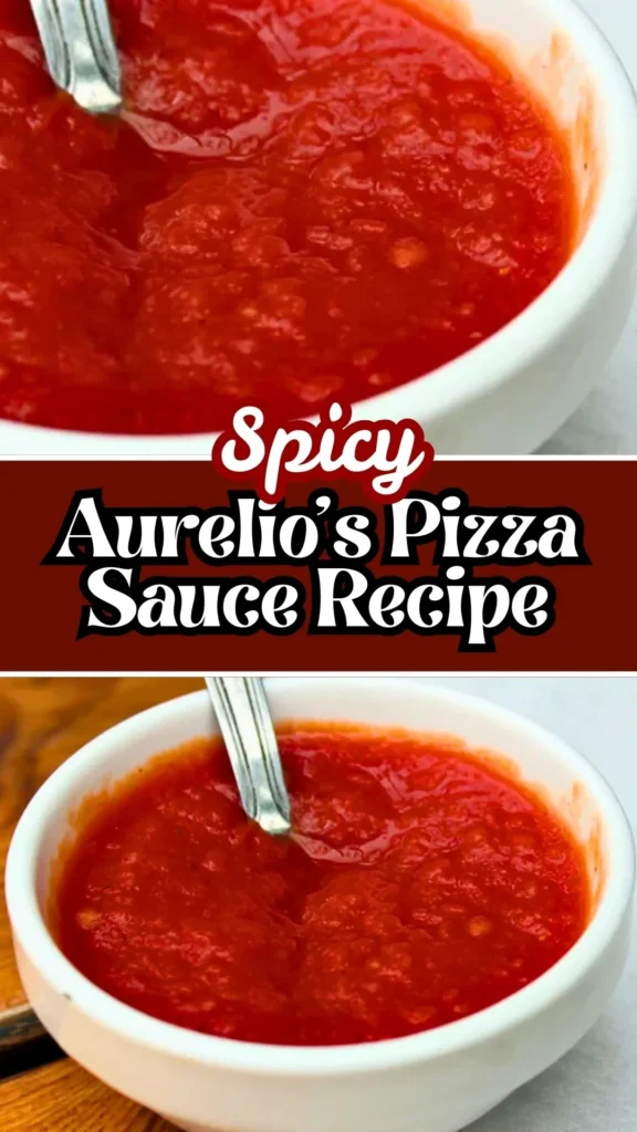 Spicy Aurelio's Pizza Sauce