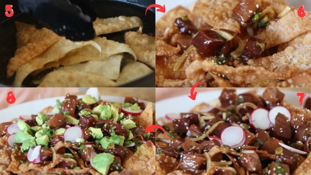 How to make Yard House Poke Nachos