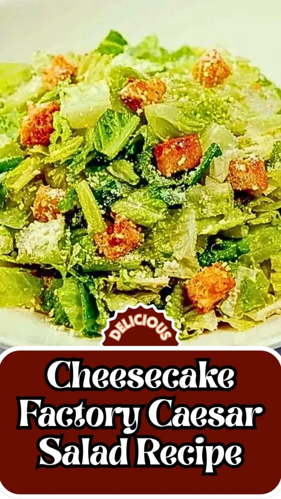 Copycat Cheesecake Factory Caesar Salad Recipe
