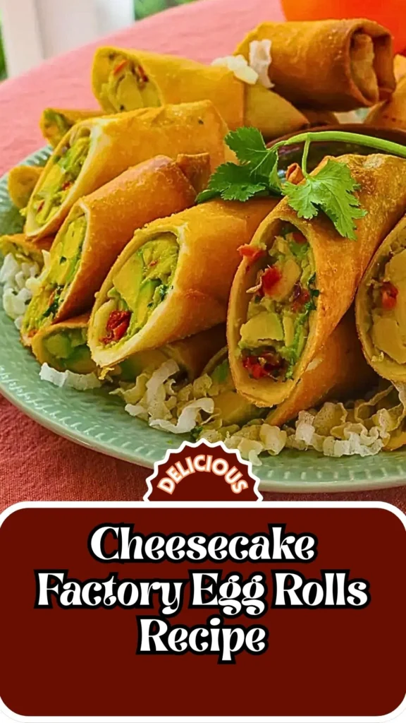 Copycat Cheesecake Factory Egg Rolls Recipe