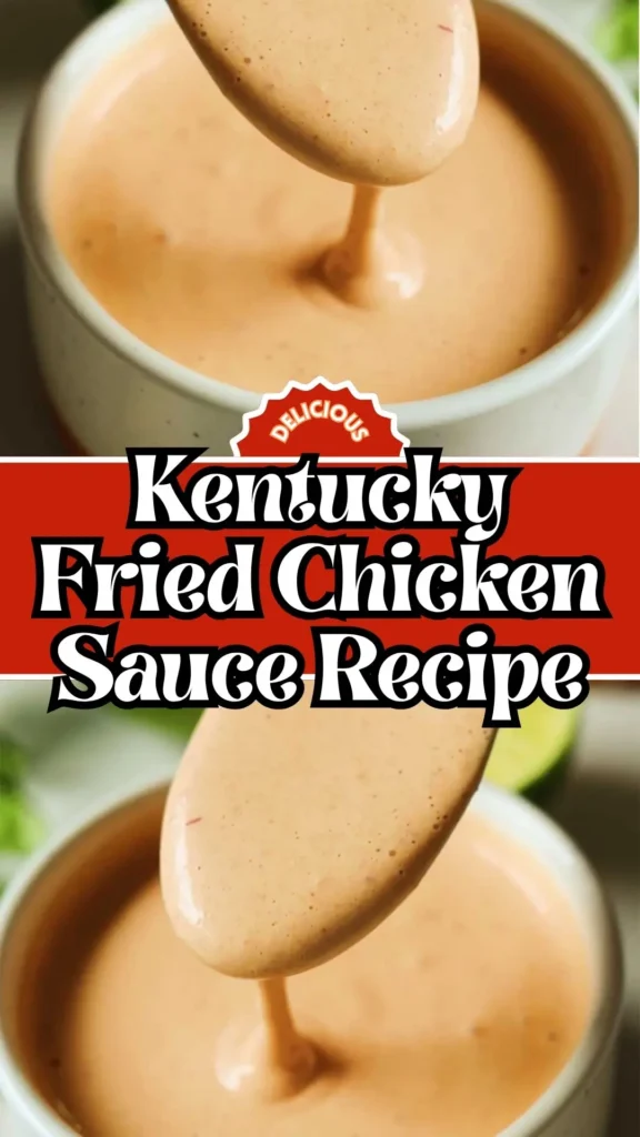 Delicious Kentucky Fried Chicken Sauce