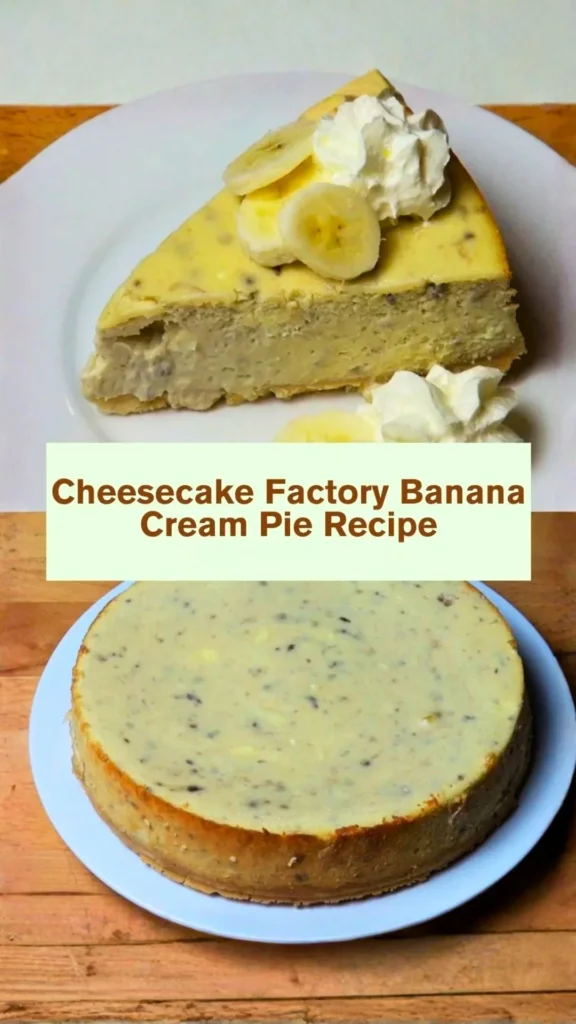 Cheesecake Factory Banana Cream Pie