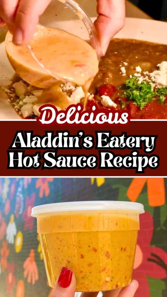 Delicious Aladdin's Eatery Hot Sauce Recipe