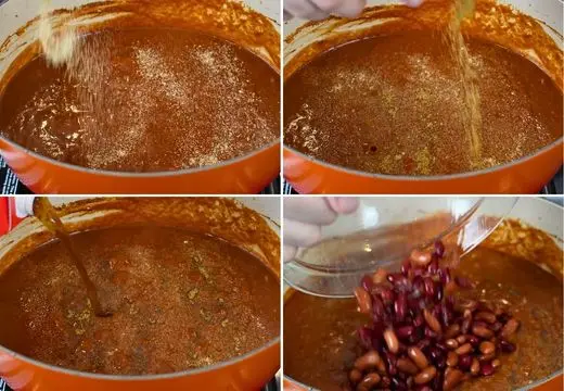 Add Beans and Adjust Liquid