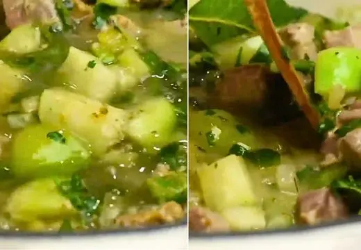 Add Liquid and Simmer