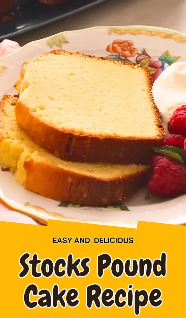 Copycat Stocks Pound Cake Recipe