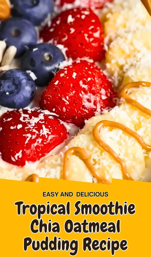 Copycat Tropical Smoothie Chia Oatmeal Pudding Recipe