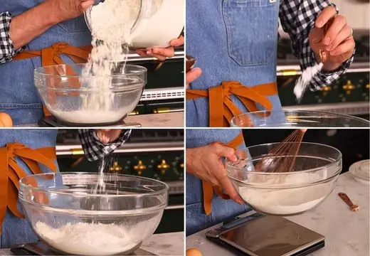 Preheat Oven, Prep Pan & Whisk Dry Mix