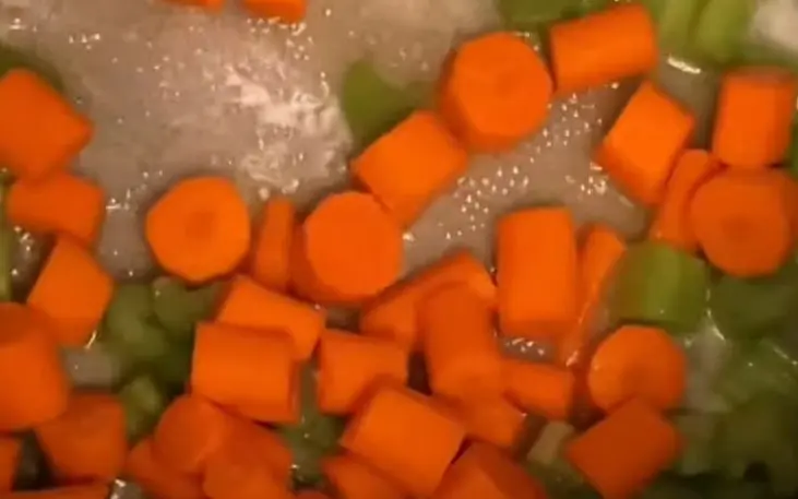 Add the chopped celery