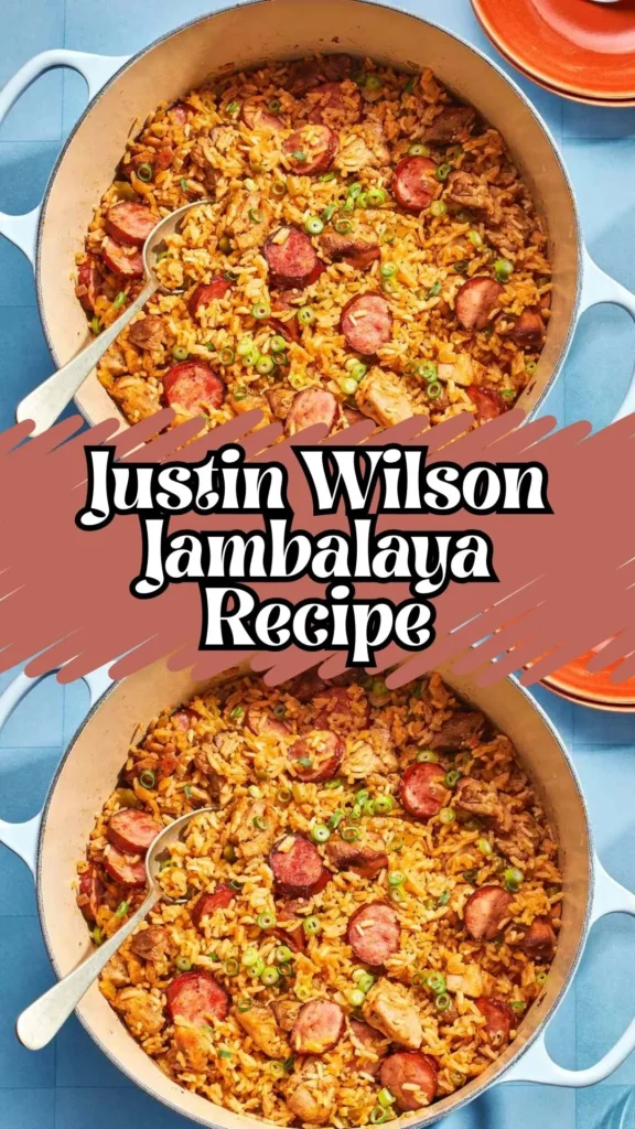 Justin Wilson Jambalaya