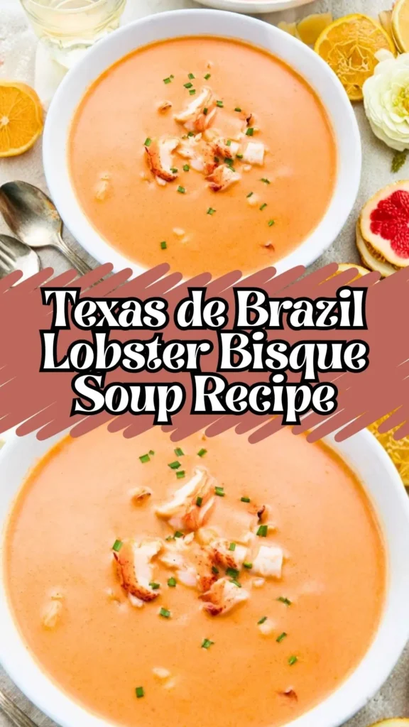 Texas de Brazil Lobster Bisque Soup