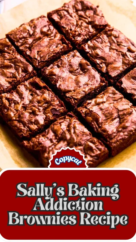 Copycat Sallys Baking Addiction Brownies Recipe
