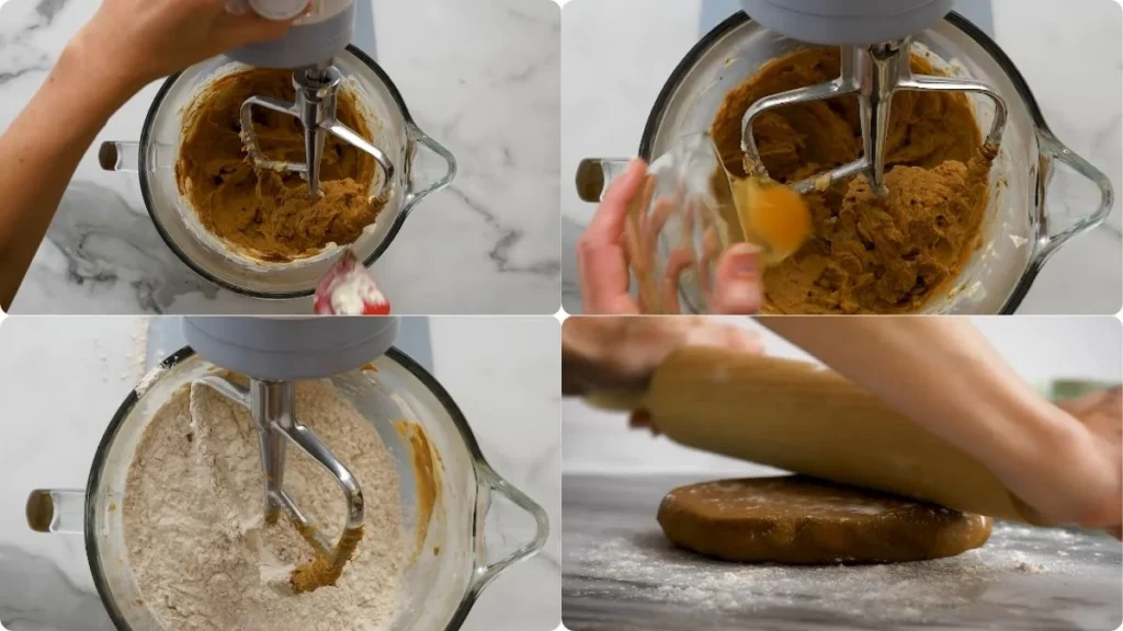 Preparing the Sallys Baking Addiction Gingerbread Cookie Recipe