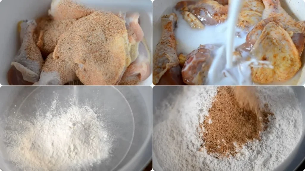 Preparing the Yard House Southern Fried Chicken