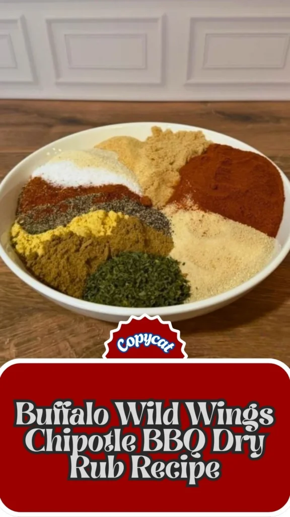 Copycat Buffalo Wild Wings Chipotle BBQ Dry Rub Recipe