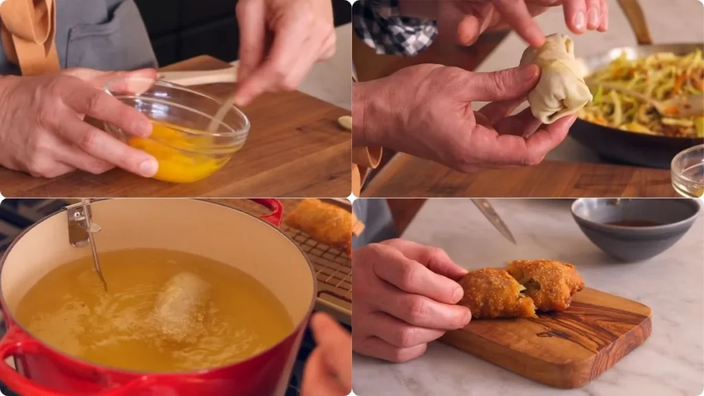 Recipe for Yard House Moo Shu Egg Rolls