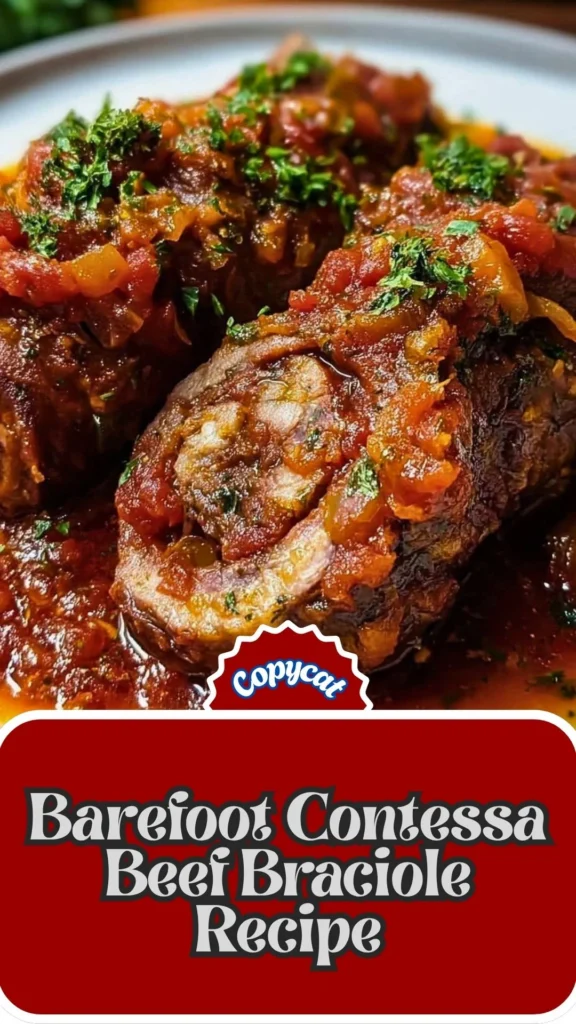 Copycat Barefoot Contessa Beef Braciole Recipe