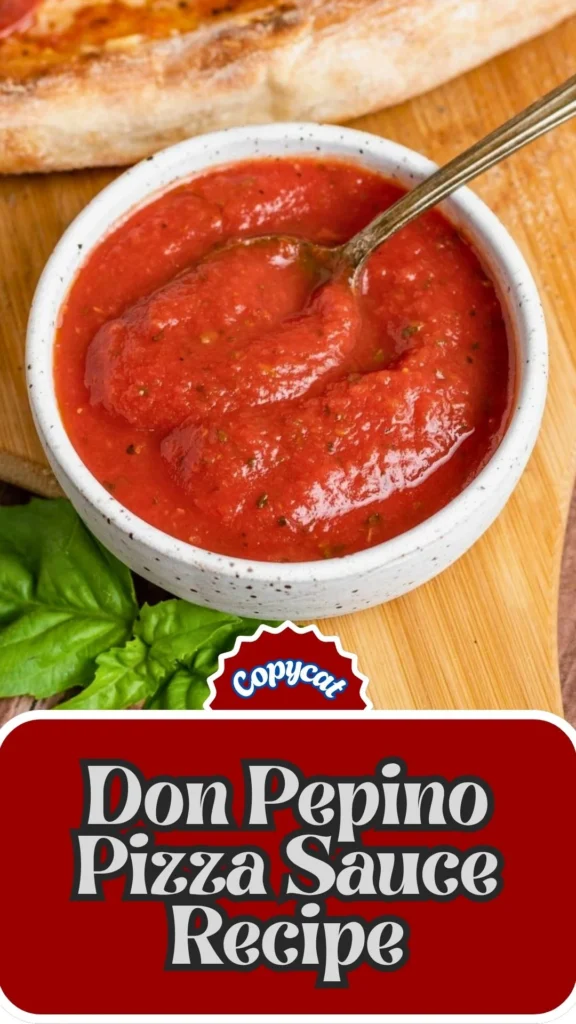 Copycat Don Pepino Pizza Sauce Recipe
