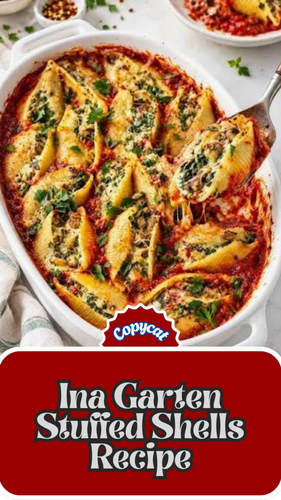 Copycat Ina Garten Stuffed Shells Recipe