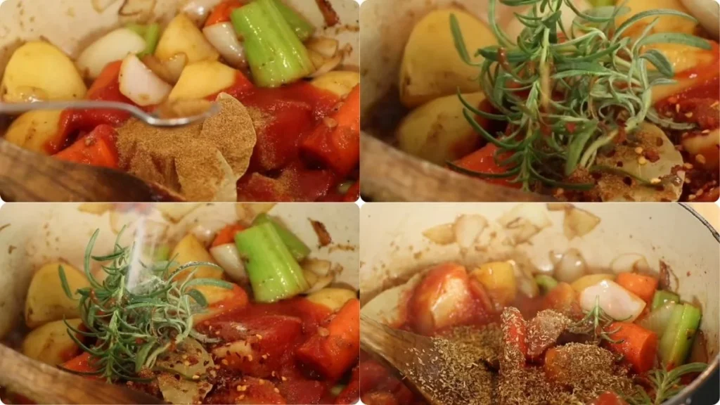Preparing the Cava Braised Lamb Recipe