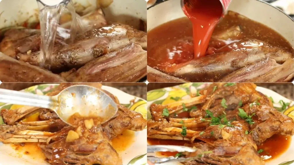 Recipe for Cava Braised Lamb